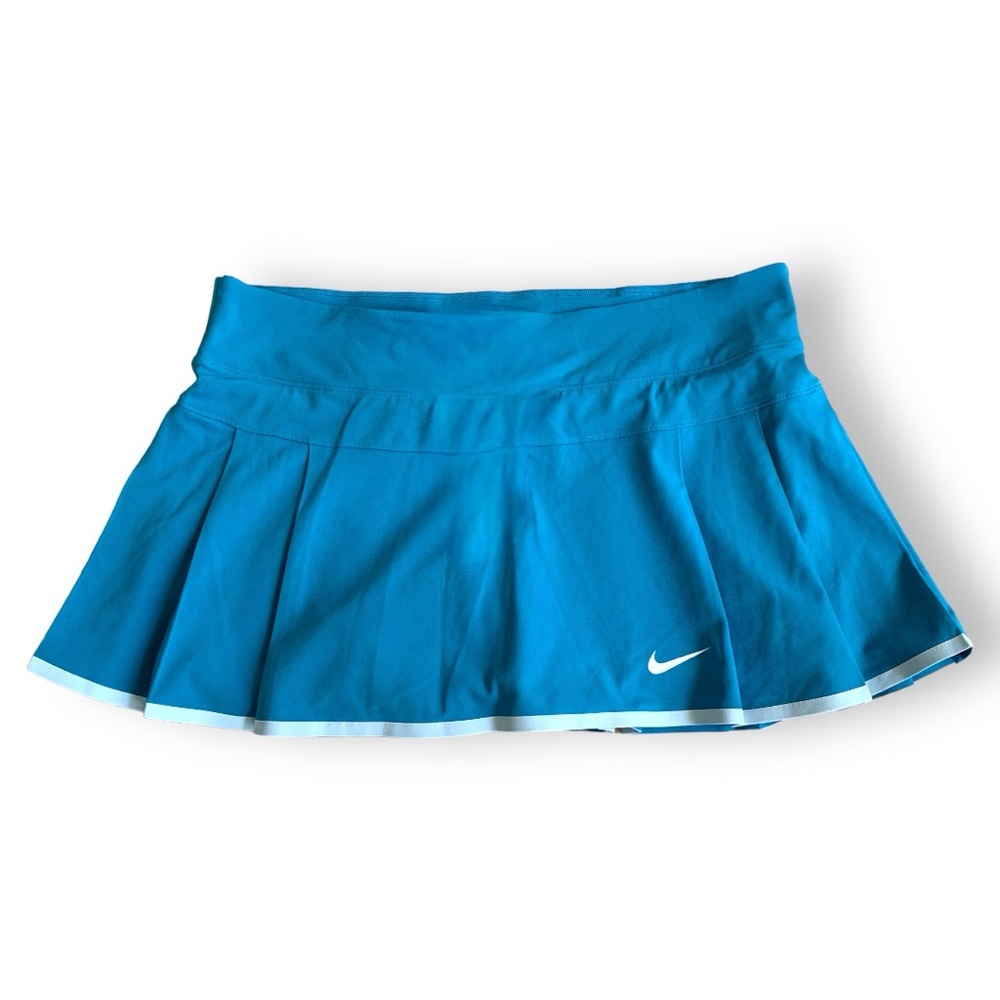 NIKE DRI-FIT TEAL WHITE TRIM TENNIS, PICKLEBALL, GOLF SKIRT SKORT. WOMEN’S SZ LG